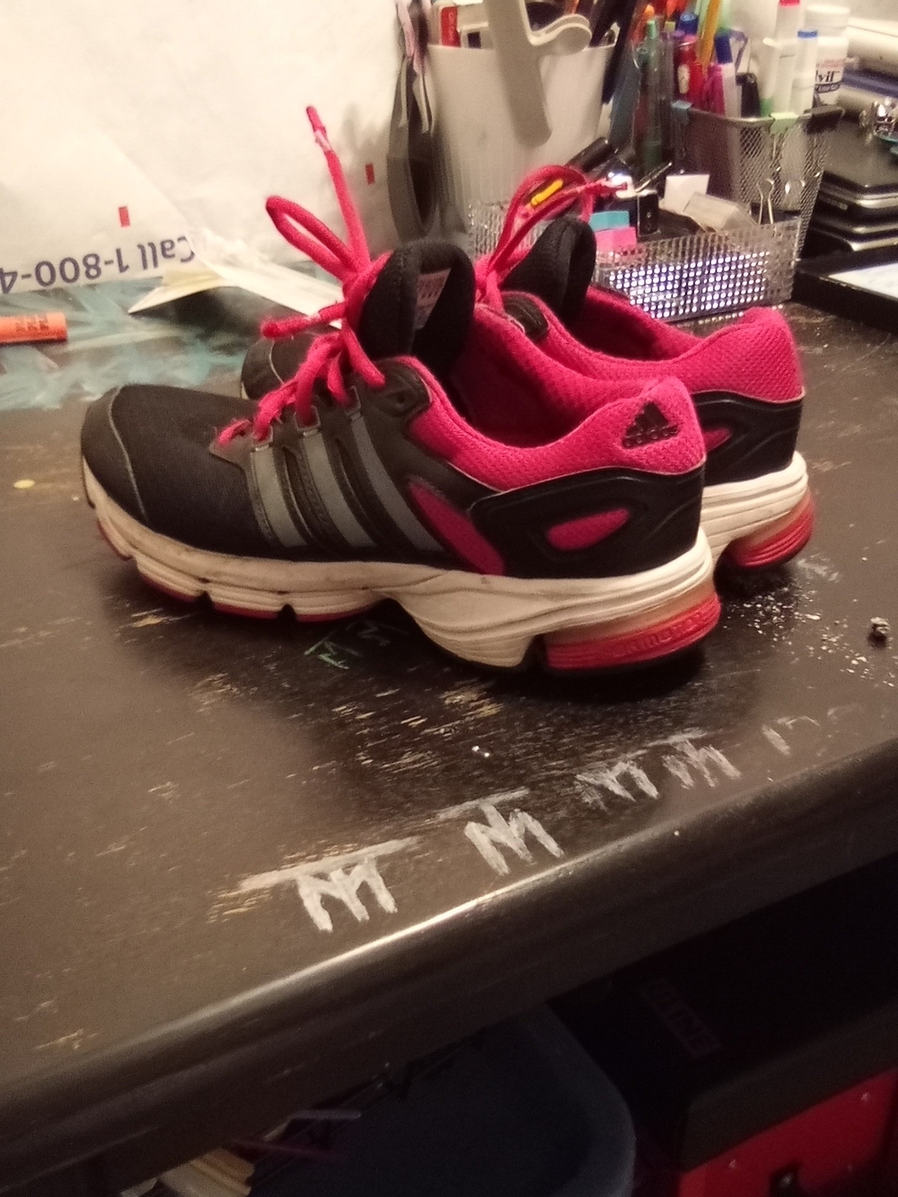 adidas Women’s Athletic Shoes - Black & Pink